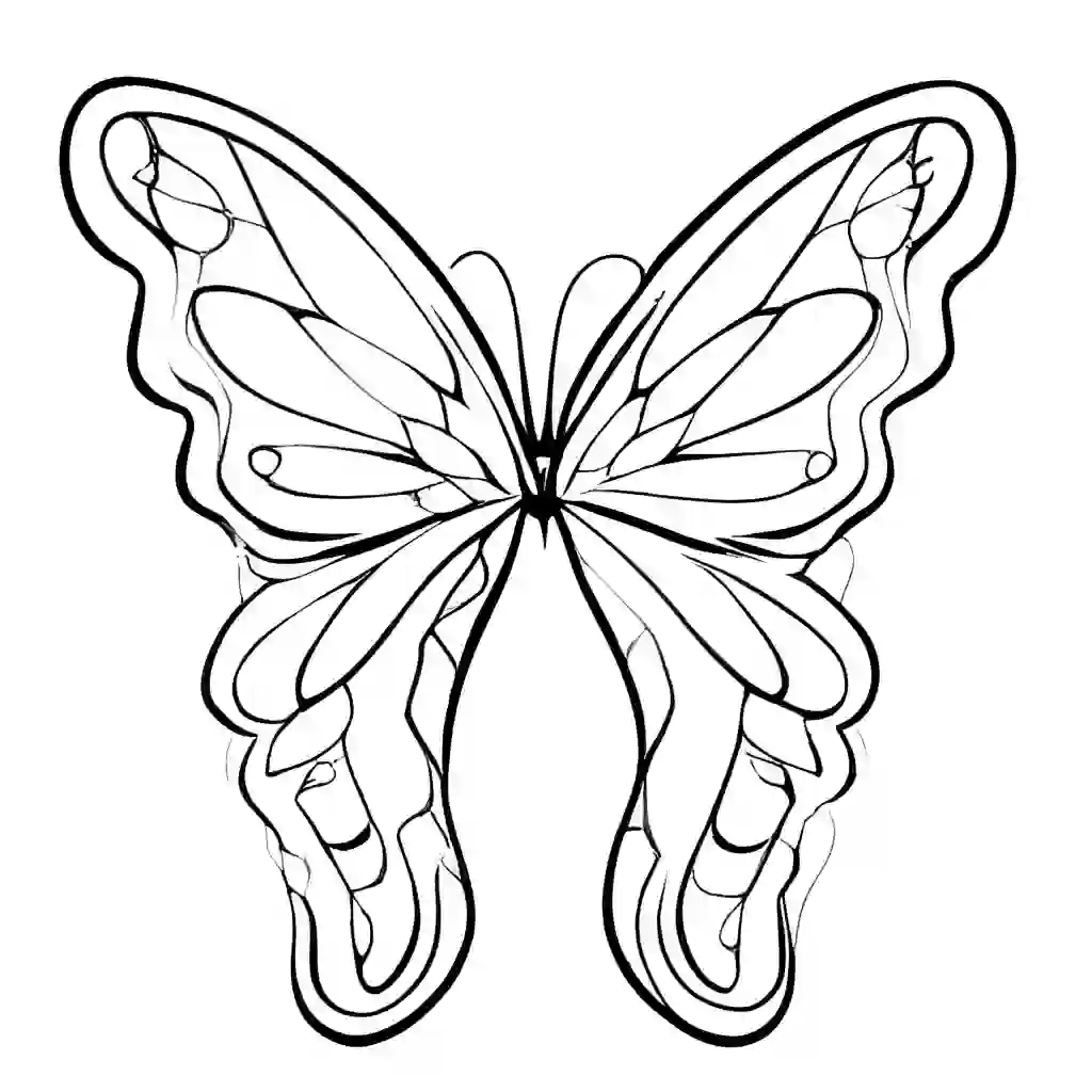 Fairy Wings coloring pages